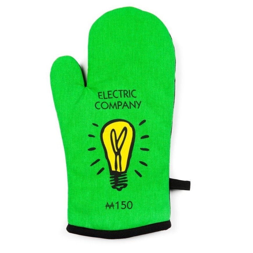 Excelsa canovaccio + guanto forno e presina  Monopoly Excelsa